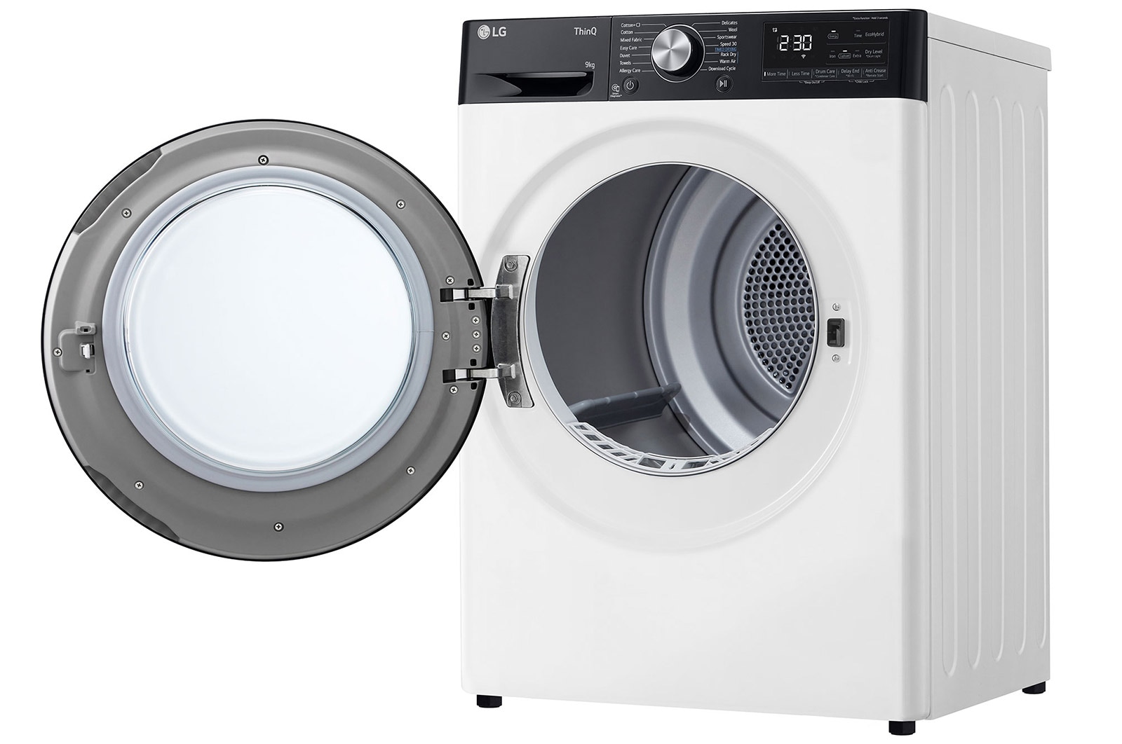 LG 9kg DUAL Inverter Heat Pump™ Tumble Dryer, White, FDV909WN