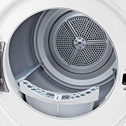 LG 9kg DUAL Inverter Heat Pump™ Tumble Dryer, White, FDV909WN