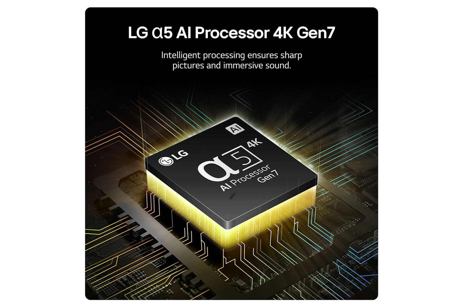 LG alpha 5 AI Processor 4K Gen7