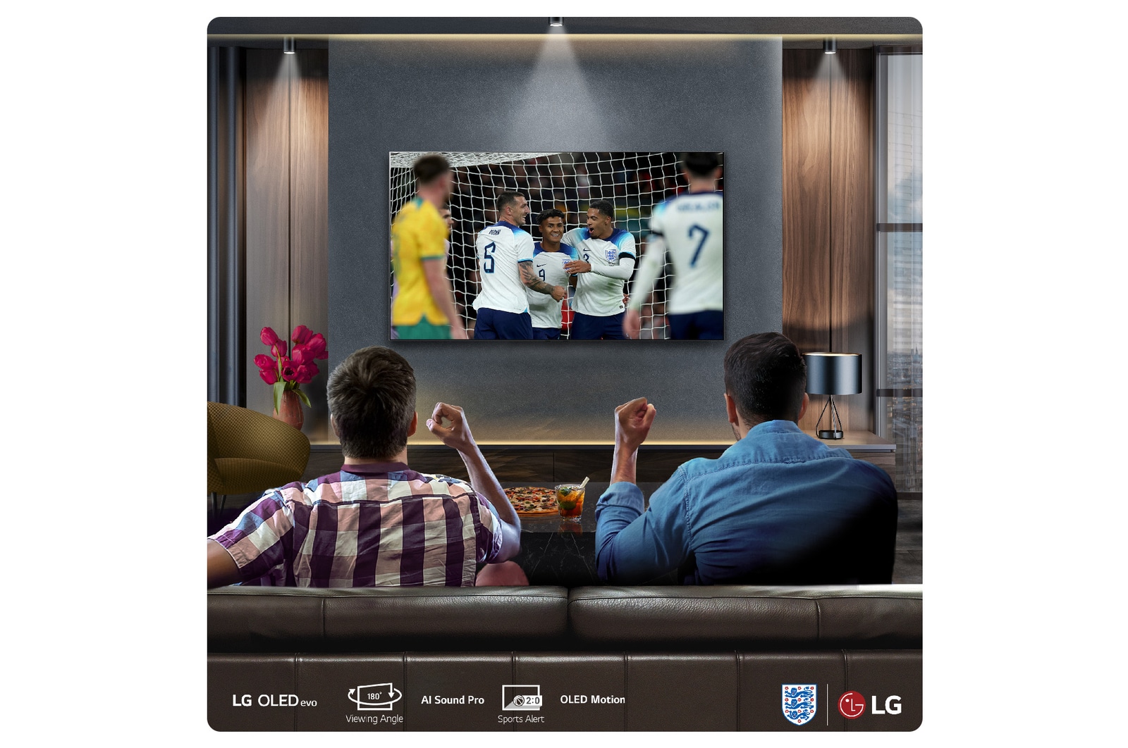 LG 55 inch LG OLED evo AI G4 4K Smart TV 2024 - Wall mount version, OLED55G45LW