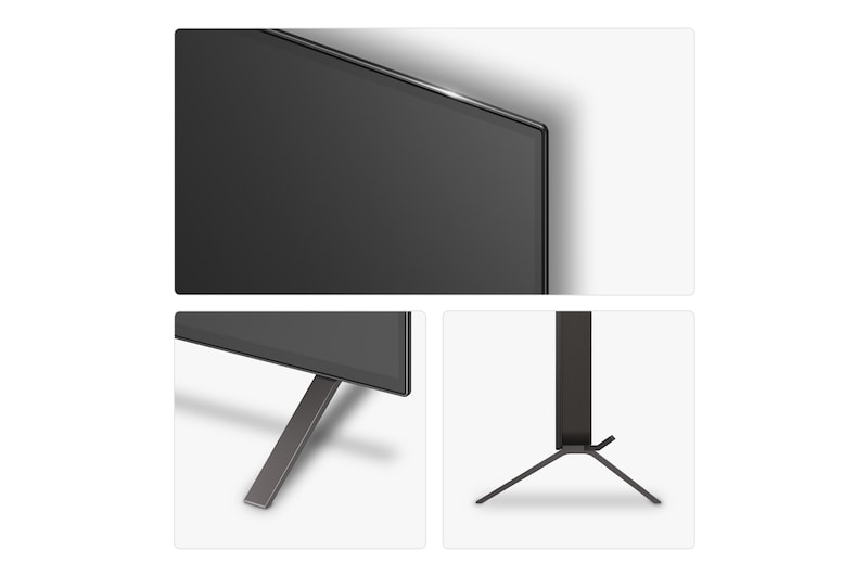 Side view of LG OLED AI B5 4K Smart TV.