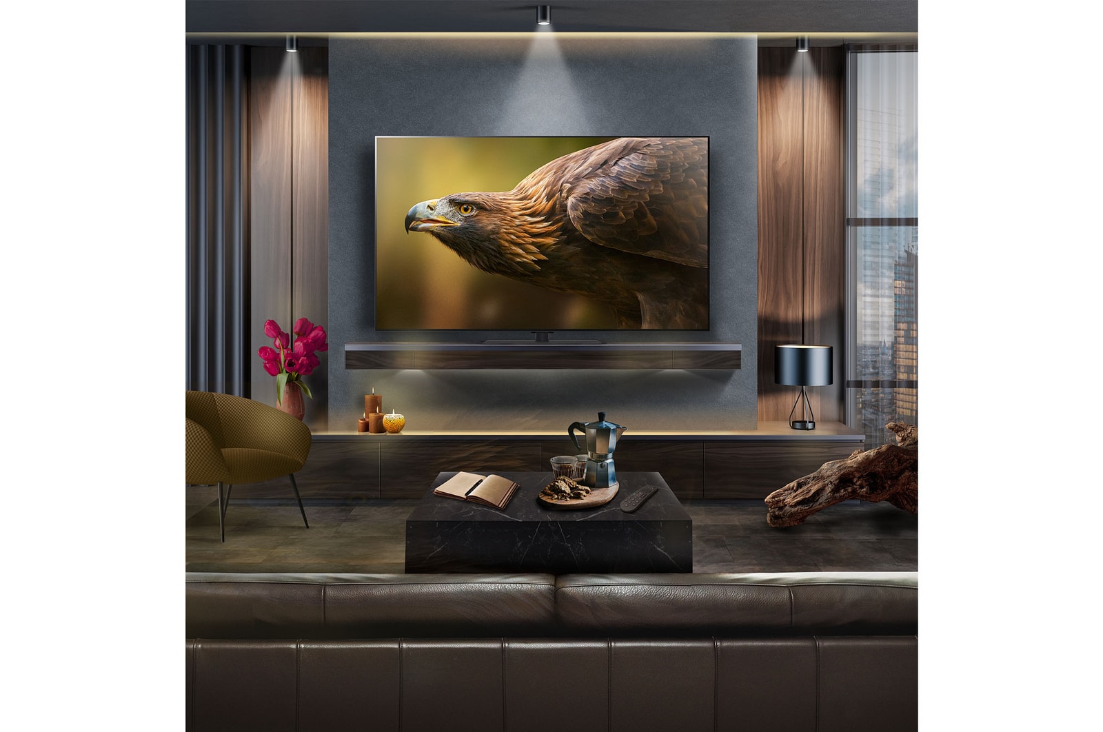 LG 55 inch LG OLED evo AI G4 4K Smart TV 2024 - Stand version, OLED55G46LS