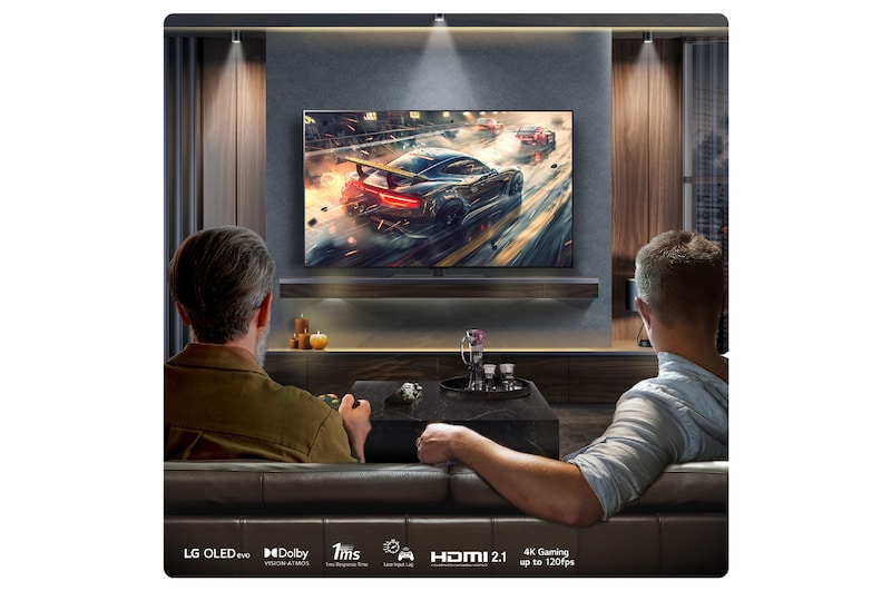 LG 55 inch LG OLED evo AI G4 4K Smart TV 2024 - Stand version, OLED55G46LS