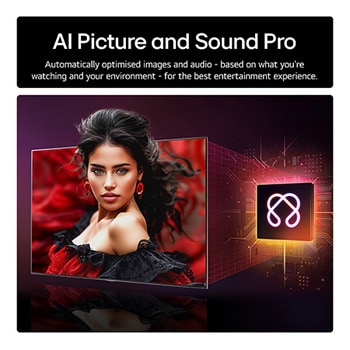 Front view and side view of LG OLED AI B5 4K Smart TV showing its length, width, height, and depth dimensions.