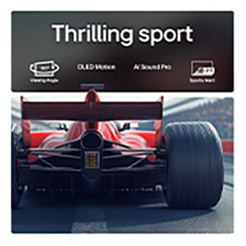 LG TV screen with an AI Magic Remote on the foreground. The AI button is highlighted and a speech bubble shows text, suggest a movie I like. On the screen we see the user icon E, indicating how AI Voice ID was able to identify which user it was and give personalized recommendations just based on their voice.