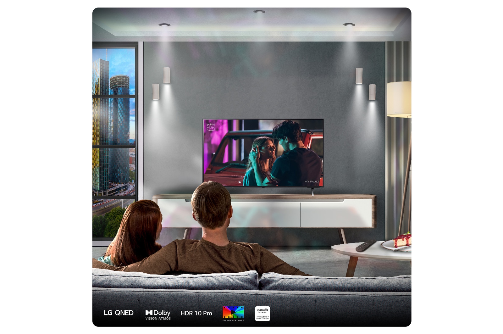 LG 43 inch LG QNED80 AI 4K Smart TV 2024, 43QNED80T6A