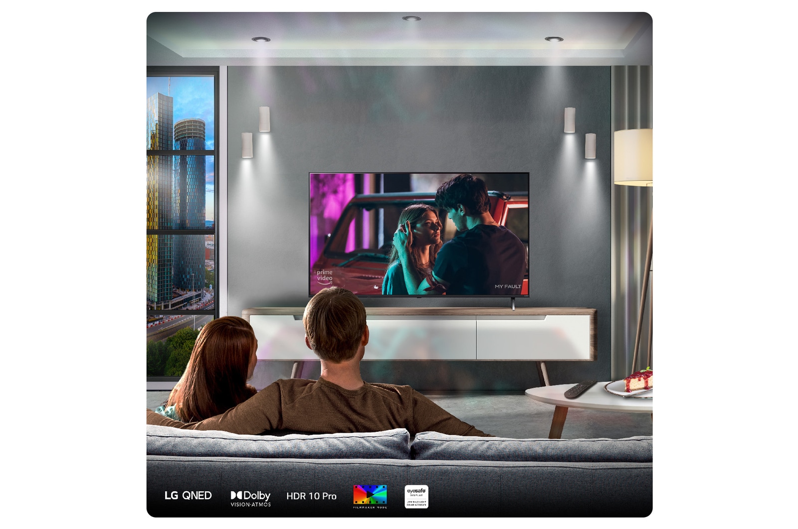 LG 55 inch LG QNED80 AI 4K Smart TV 2024, 55QNED80T6A