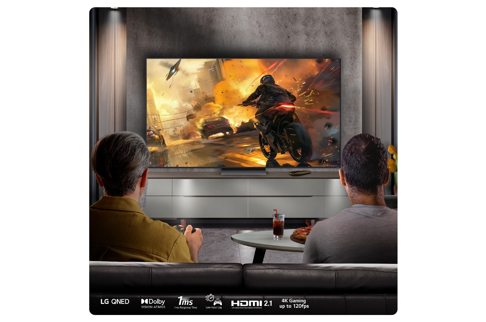 LG 75 inch LG QNED87 AI 4K Smart TV 2024, 75QNED87T6B