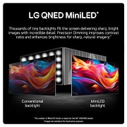 LG 75 inch LG MiniLED AI QNED99 8K Smart TV 2024, 75QNED99T9B