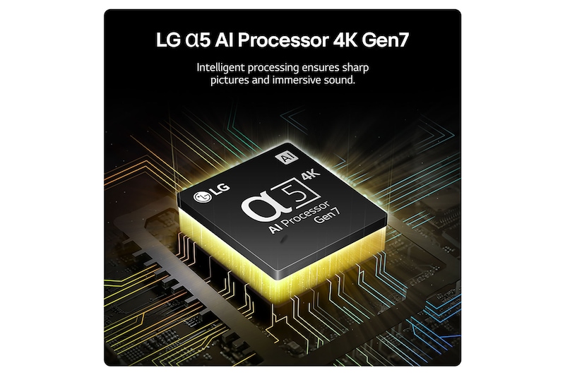 LG alpha 5 AI Processor 4K Gen7