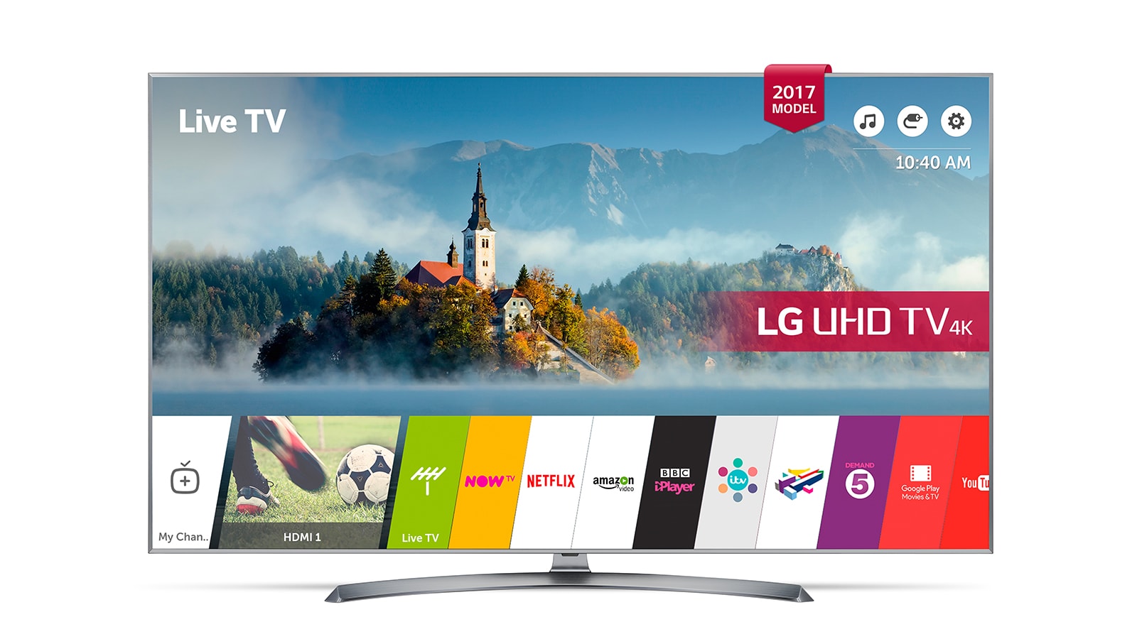 LG 43" LG ULTRA HD 4K TV, 43UJ750V