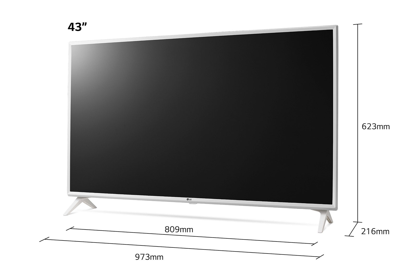 LG UN739 43 inch 4K Smart UHD TV, 43UN73906LE