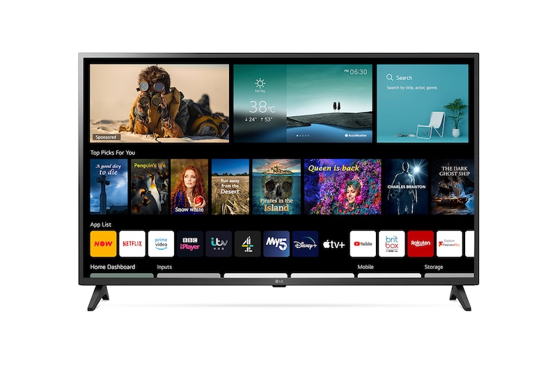 LG LED UP75 43" 4K Smart TV, 43UP75006LF
