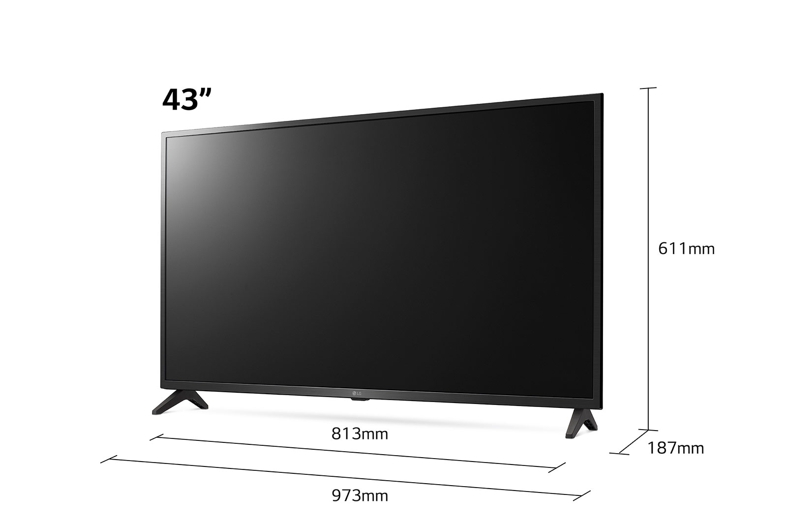 LG LED UP75 43" 4K Smart TV, 43UP75006LF