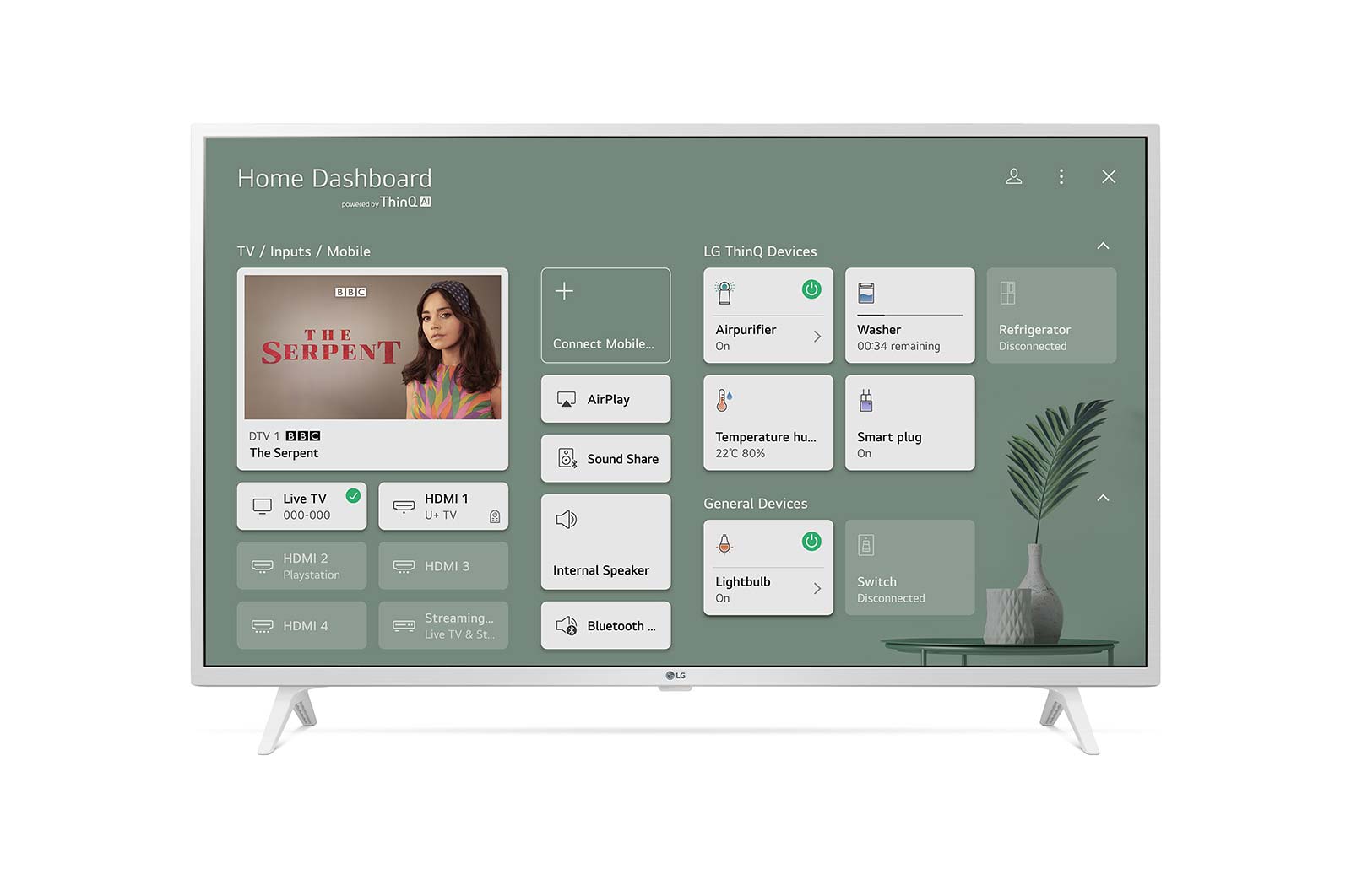 LG LED UP76 43" 4K Smart TV, 43UP76906LE