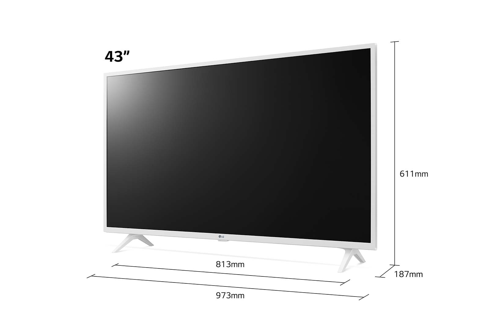 LG LED UP76 43" 4K Smart TV, 43UP76906LE