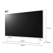 LG LED UP76 43" 4K Smart TV, 43UP76906LE