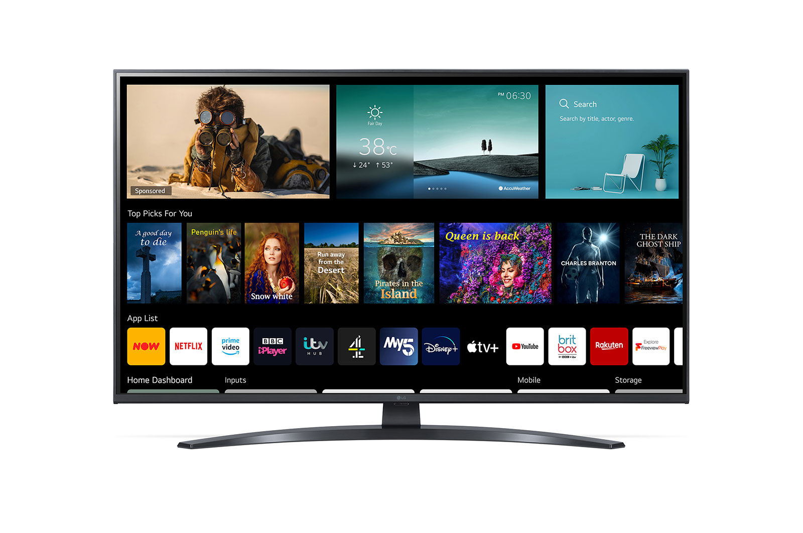 LG LED UP78 43" 4K Smart TV, 43UP78006LB