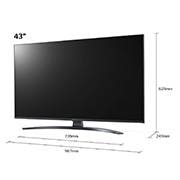 LG LED UP78 43" 4K Smart TV, 43UP78006LB