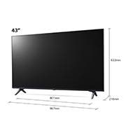 LG LED UP80 43" 4K Smart TV, 43UP80006LA