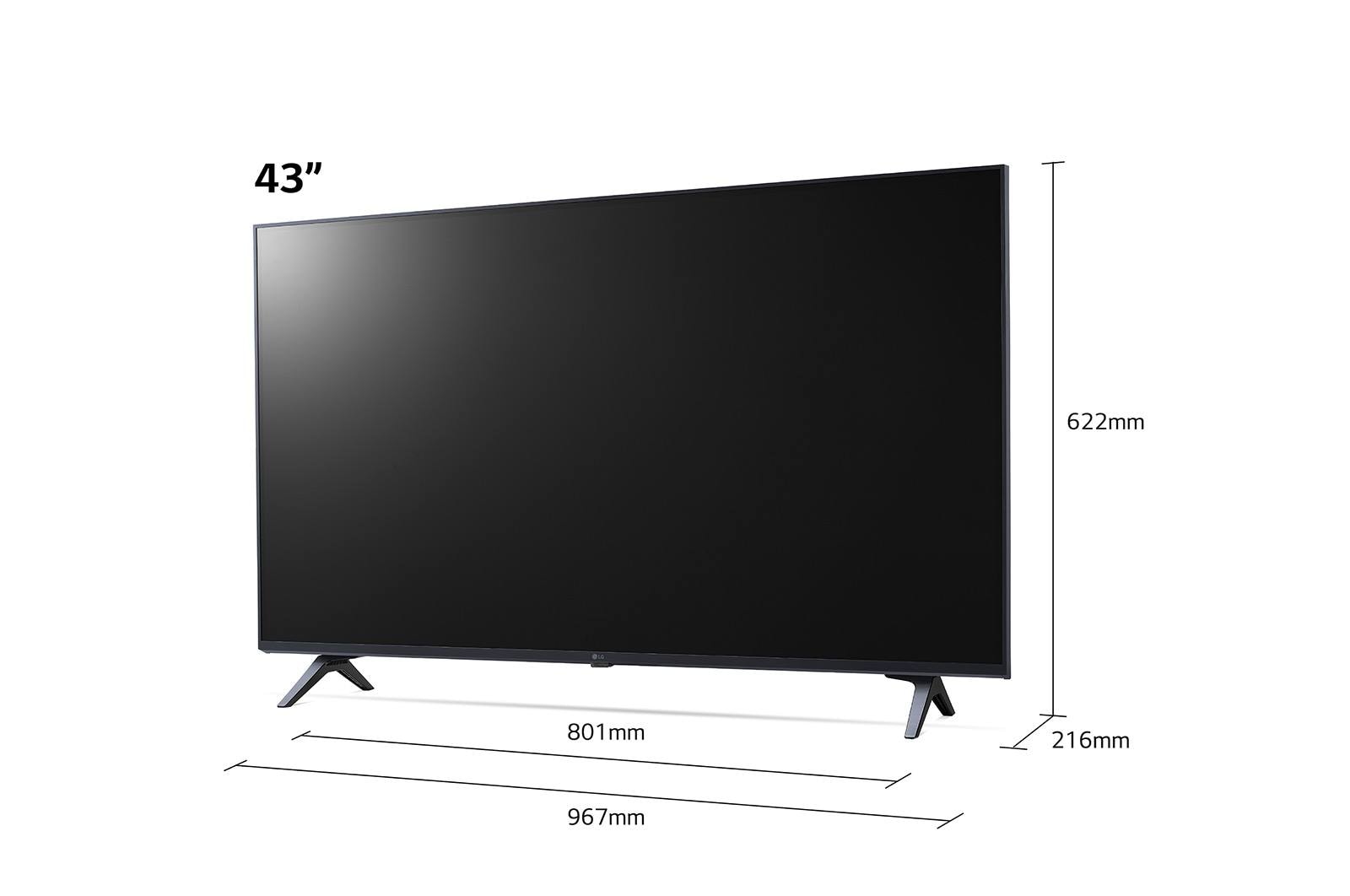 LG LED UP80 43" 4K Smart TV, 43UP80006LR
