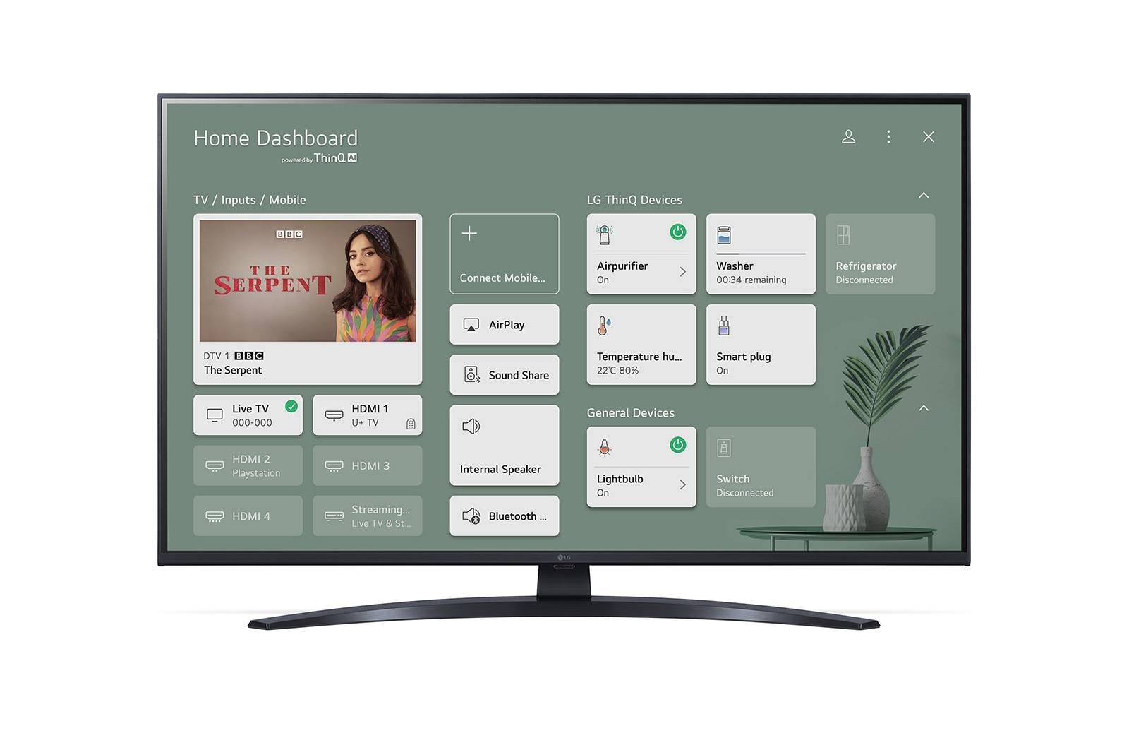 LG LED UP81 43" 4K Smart TV, 43UP81006LA