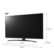 LG LED UP81 43" 4K Smart TV, 43UP81006LA