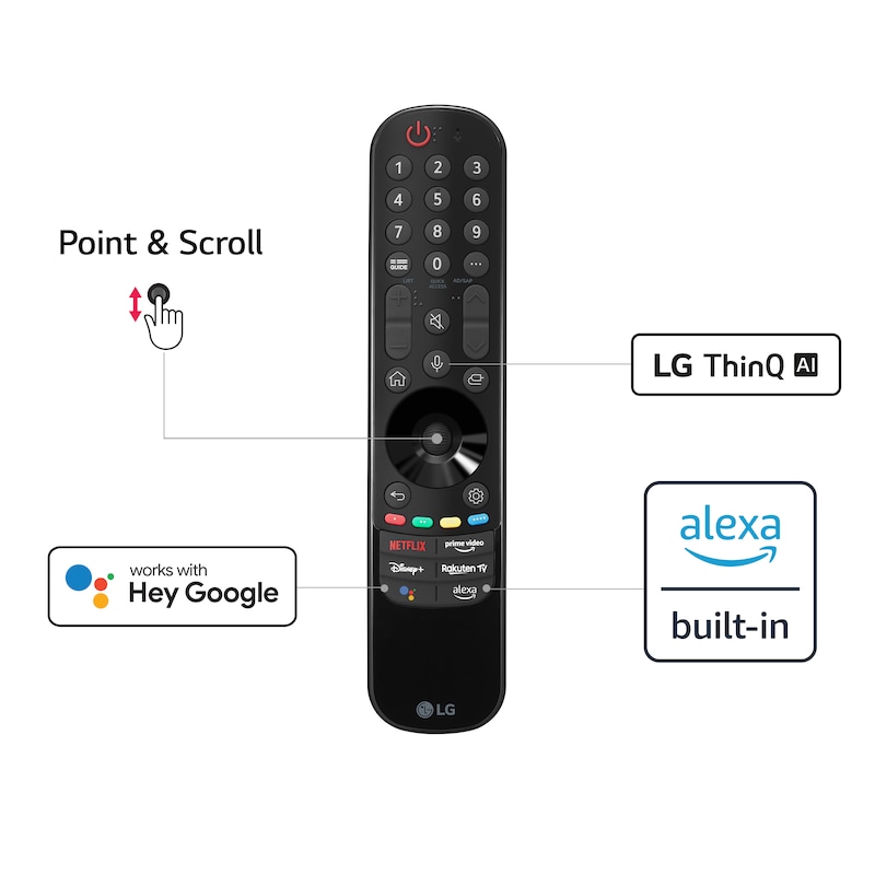 LG LED UQ76 43 inch 4K Smart TV 2022, 43UQ76906LE