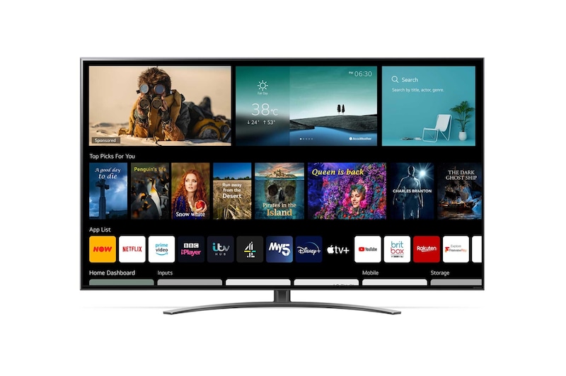 LG NanoCell NANO86 50" 4K Smart TV, 50NANO866PA