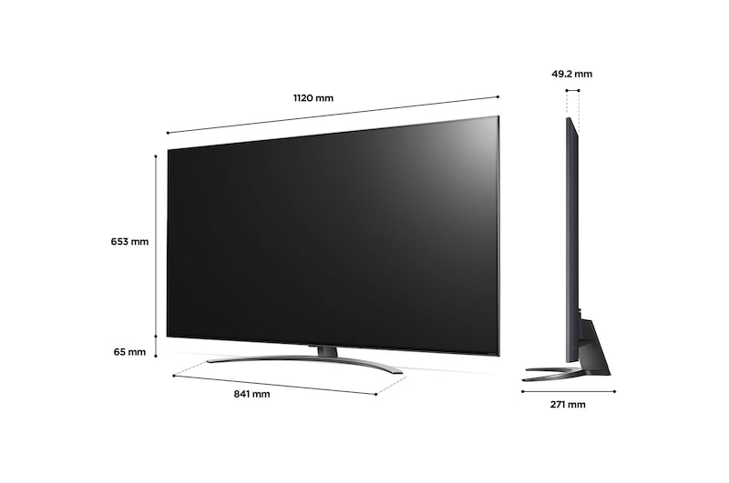 LG QNED QNED81 50 inch TV 2022, 50QNED816QA