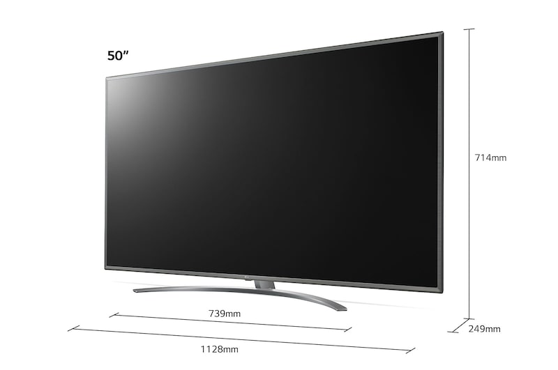 LG UN81 50 inch 4K Smart UHD TV, 50UN81006LB
