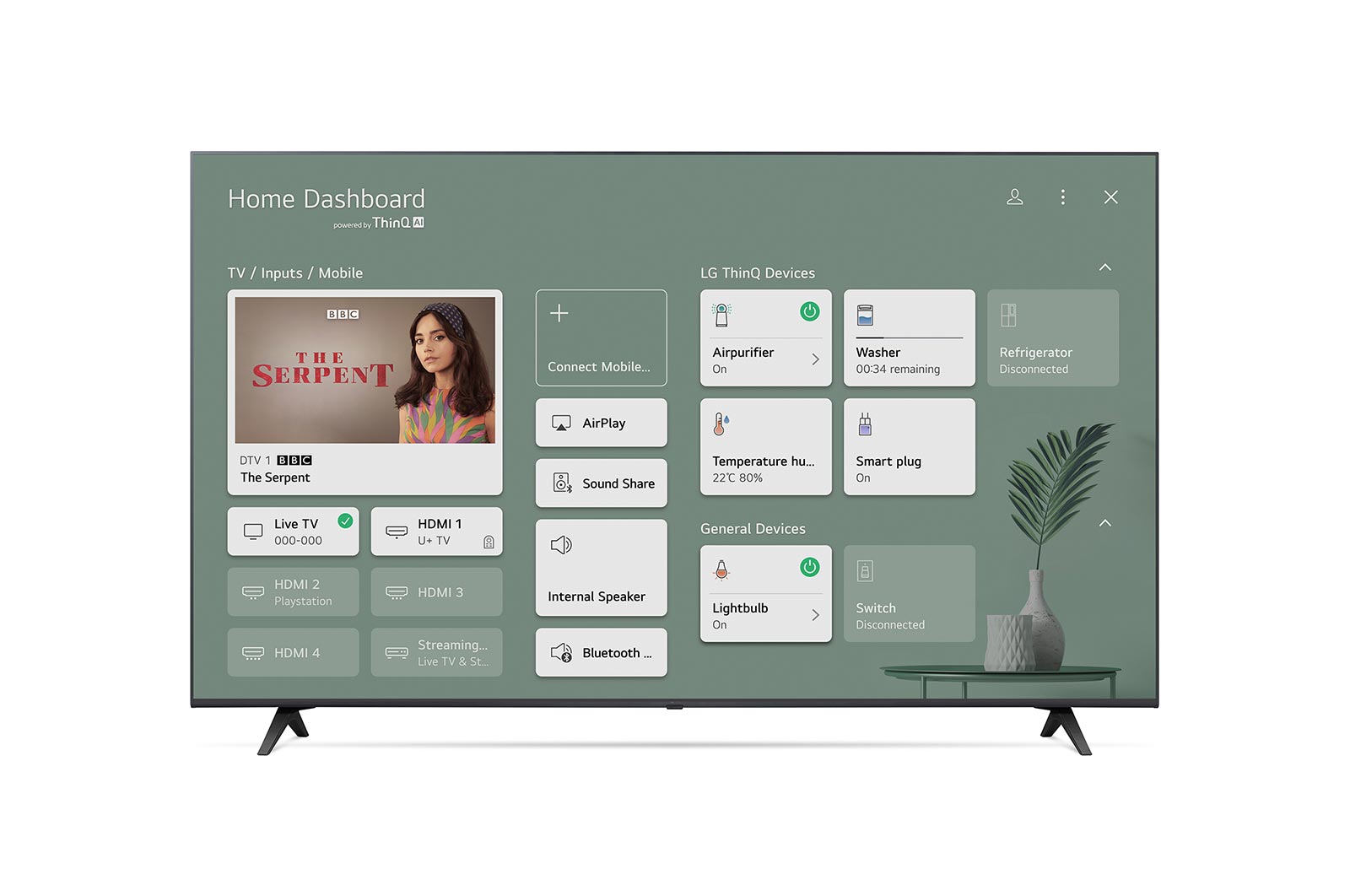 LG LED UP77 50" 4K Smart TV, 50UP77006LB