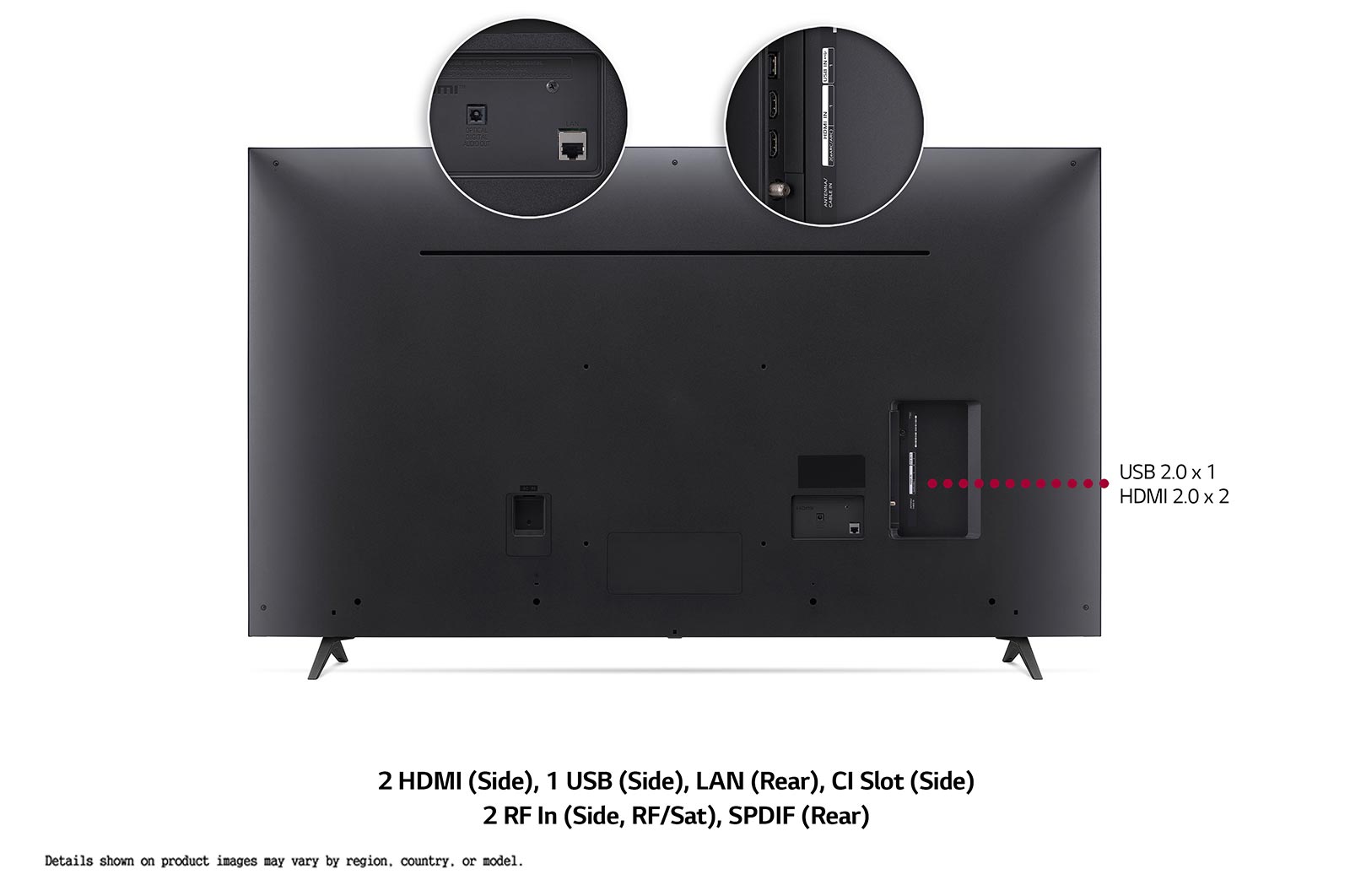 LG LED UP77 50" 4K Smart TV, 50UP77006LB