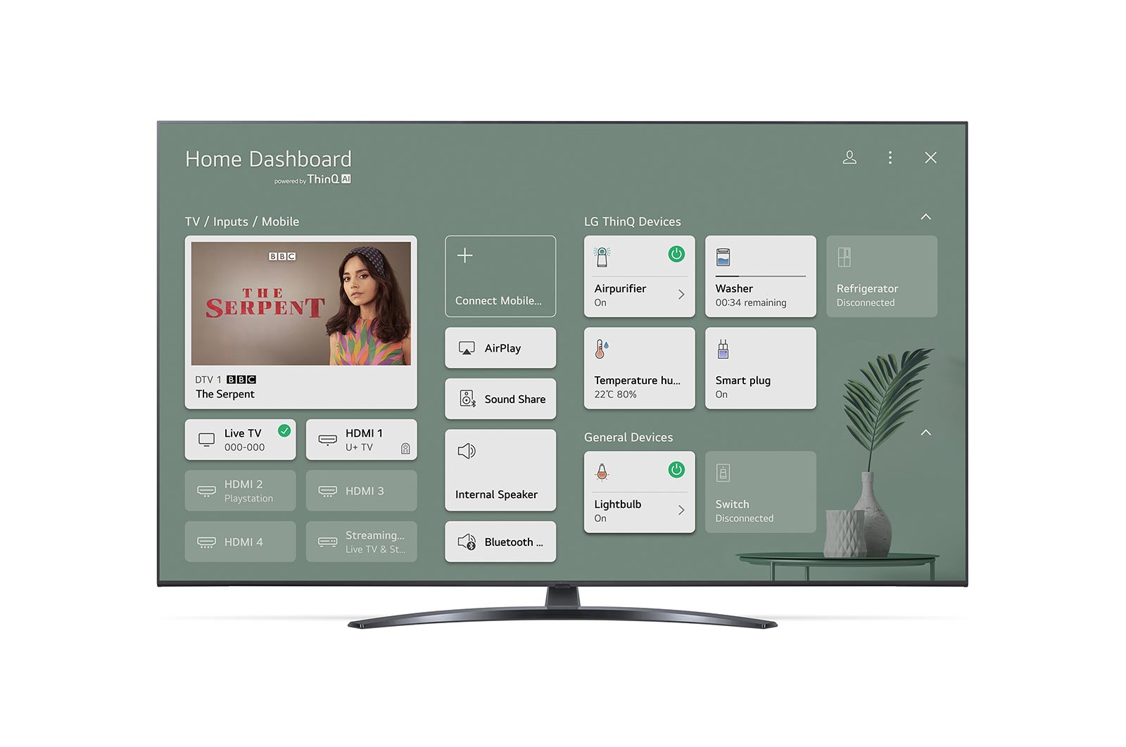 LG LED UP78 50" 4K Smart TV, 50UP78006LB