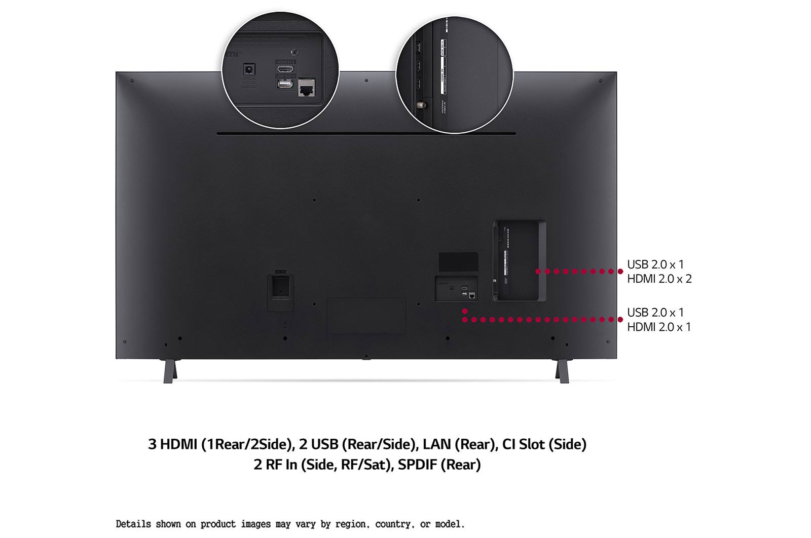 LG LED UP80 50" 4K Smart TV, 50UP80006LA