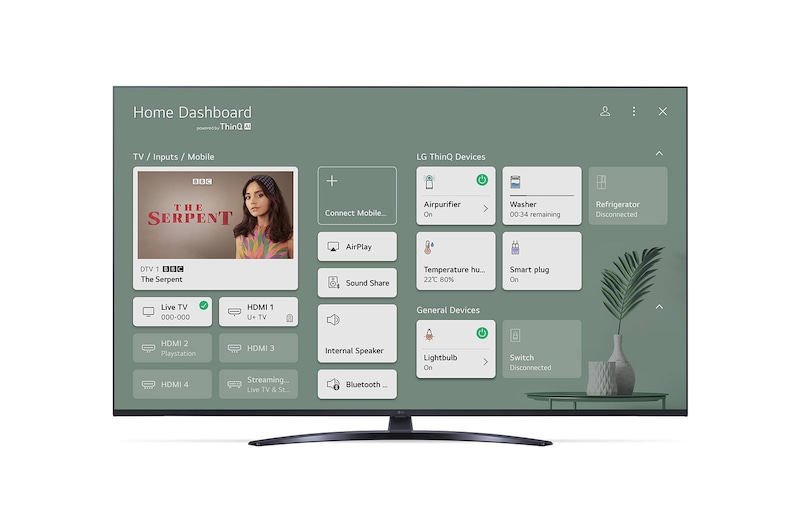 LG LED UP81 50" 4K Smart TV, 50UP81006LR