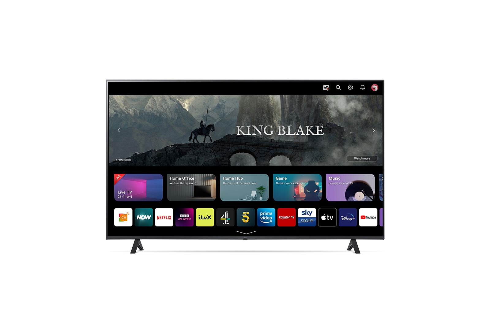 LG UR78 50 inch 4K Smart UHD TV 2023, 50UR78006LK