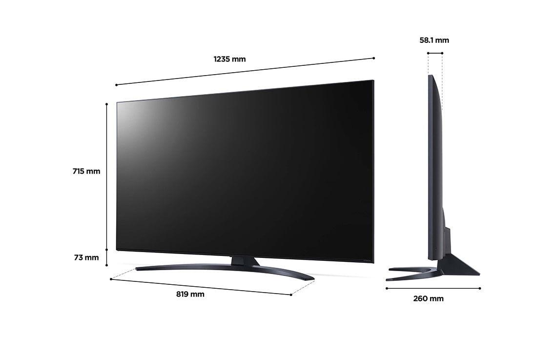 LG NanoCell NANO76 55 inch TV 2022, 55NANO766QA