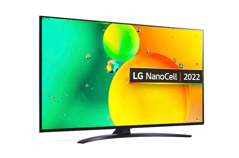 LG NanoCell NANO76 55 inch TV 2022, 55NANO766QA