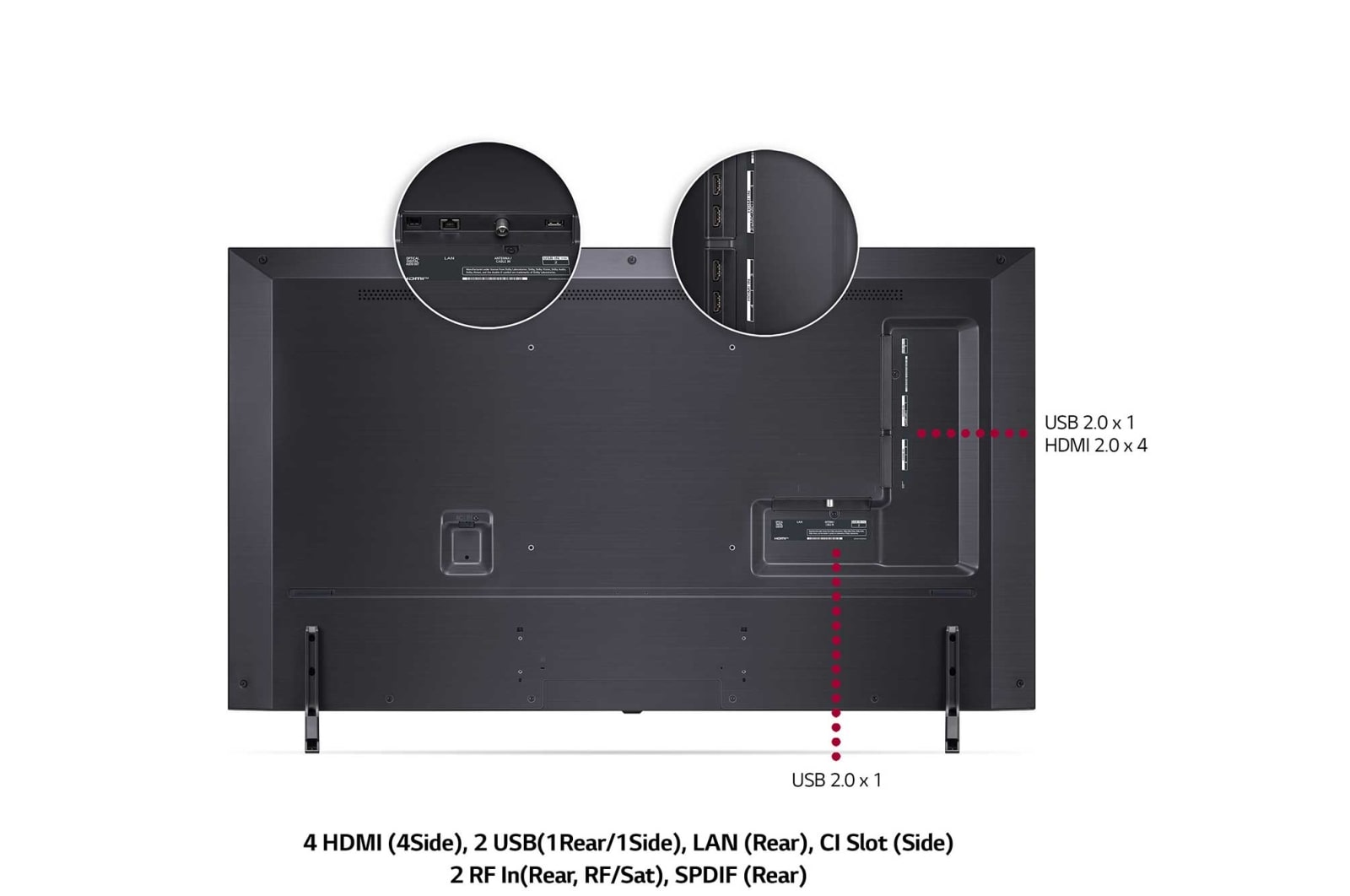 LG NanoCell NANO80 55" 4K Smart TV, 55NANO806PA