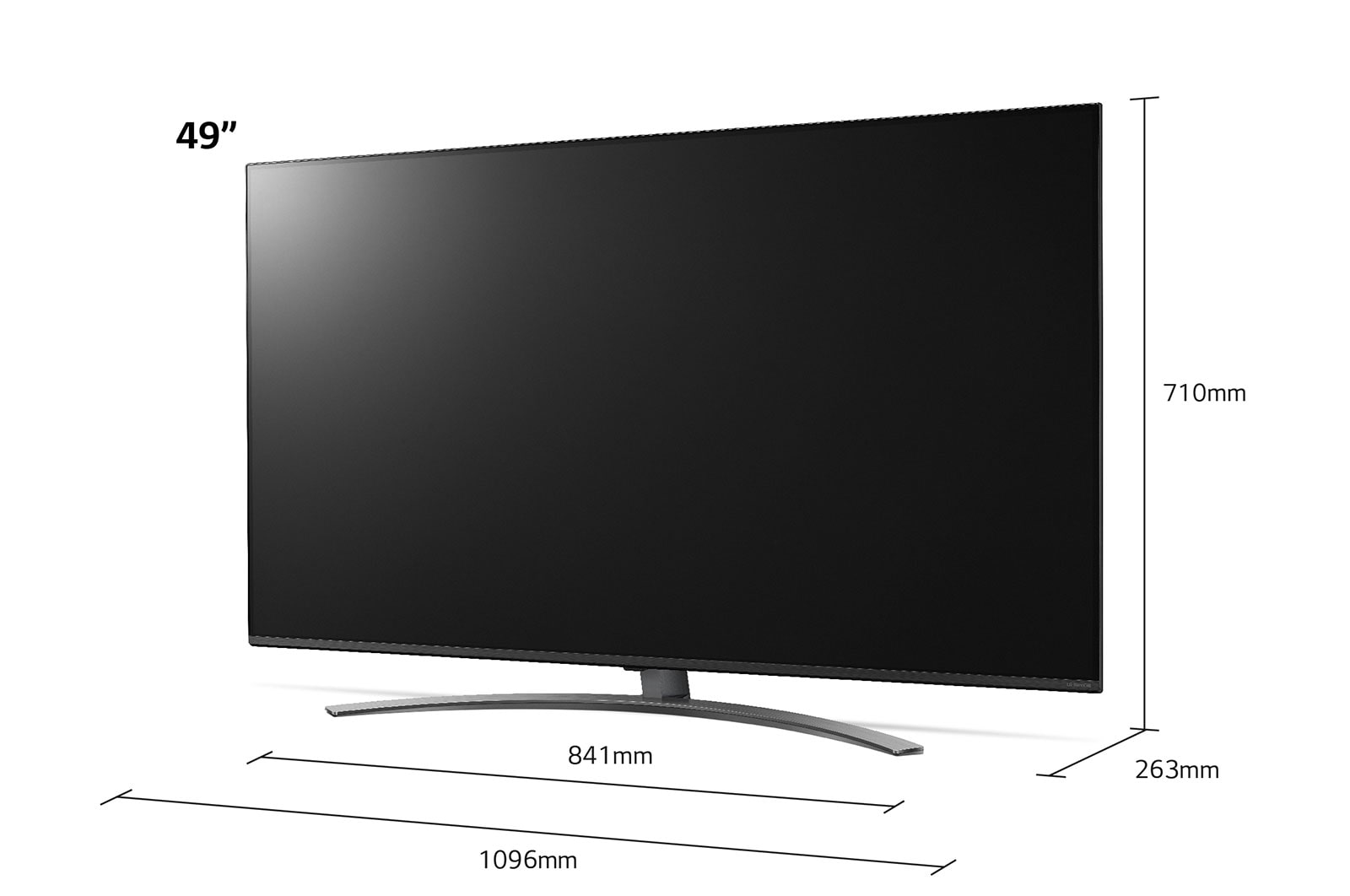 LG Nano81 49 inch 4K NanoCell TV, 49NANO816NA