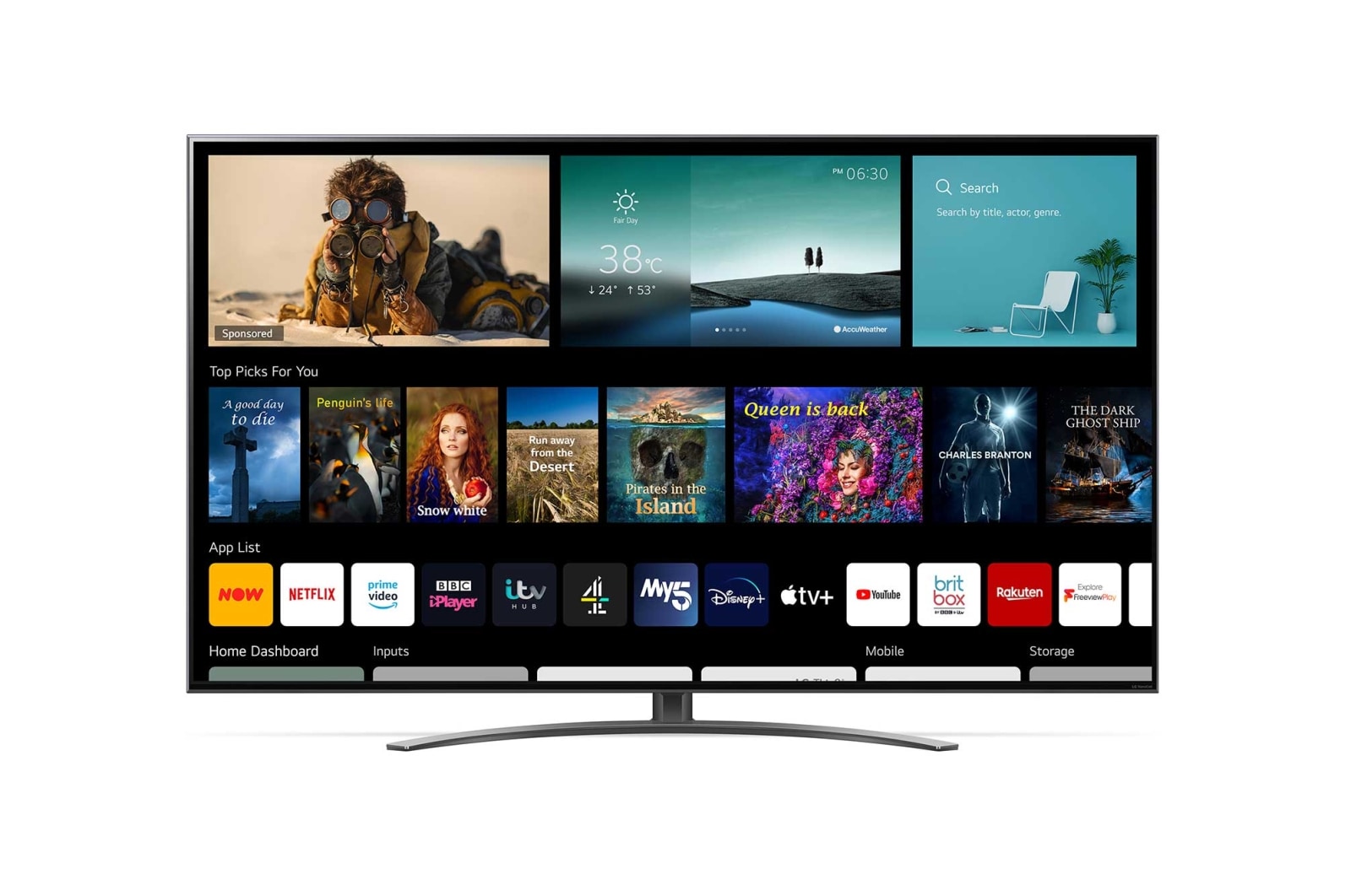 LG NanoCell NANO86 55" 4K Smart TV, 55NANO866PA