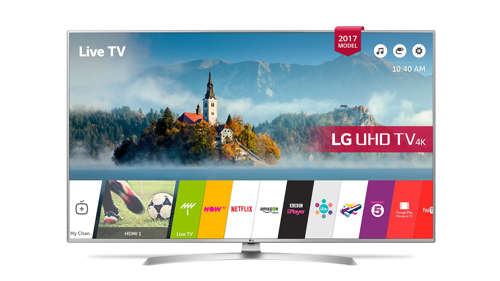 LG 55" LG ULTRA HD 4K TV, 55UJ701V