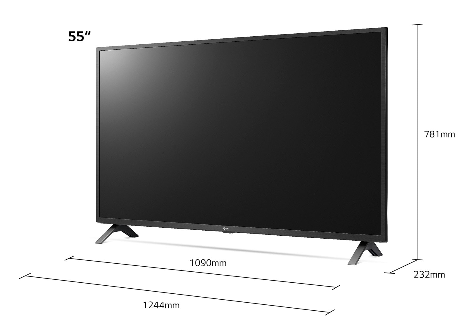 LG UN73 55 inch 4K Smart UHD TV, 55UN73006LA