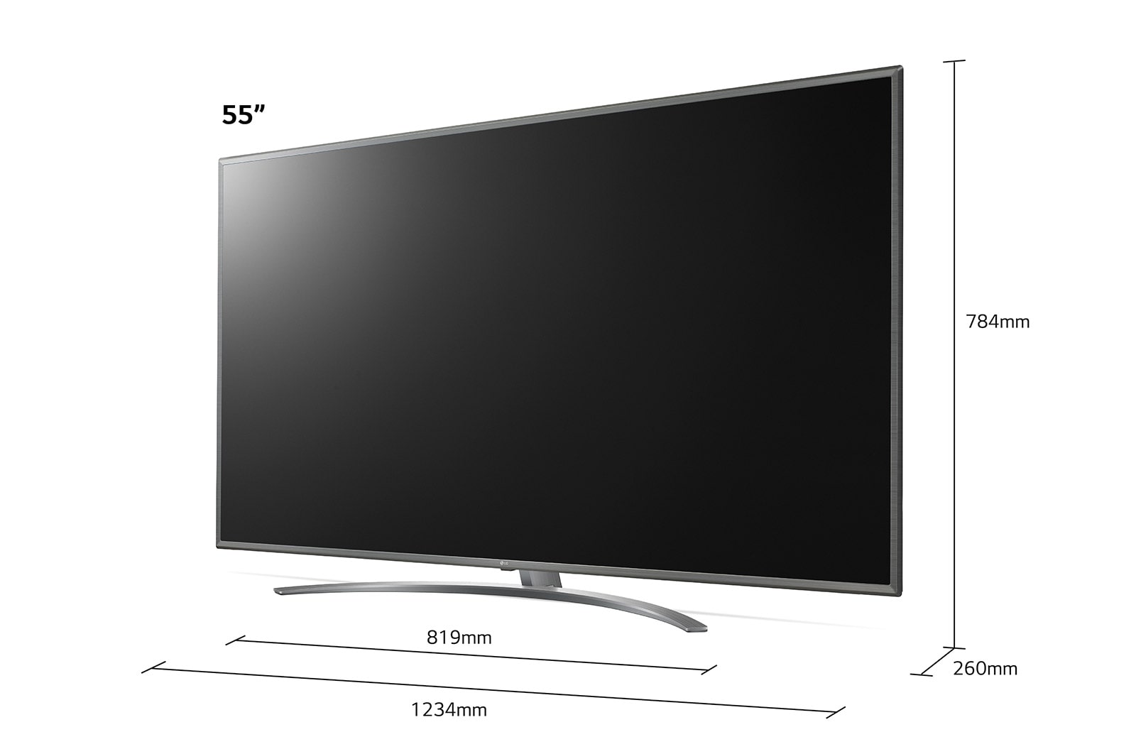 LG UN81 55 inch 4K Smart UHD TV, 55UN81006LB