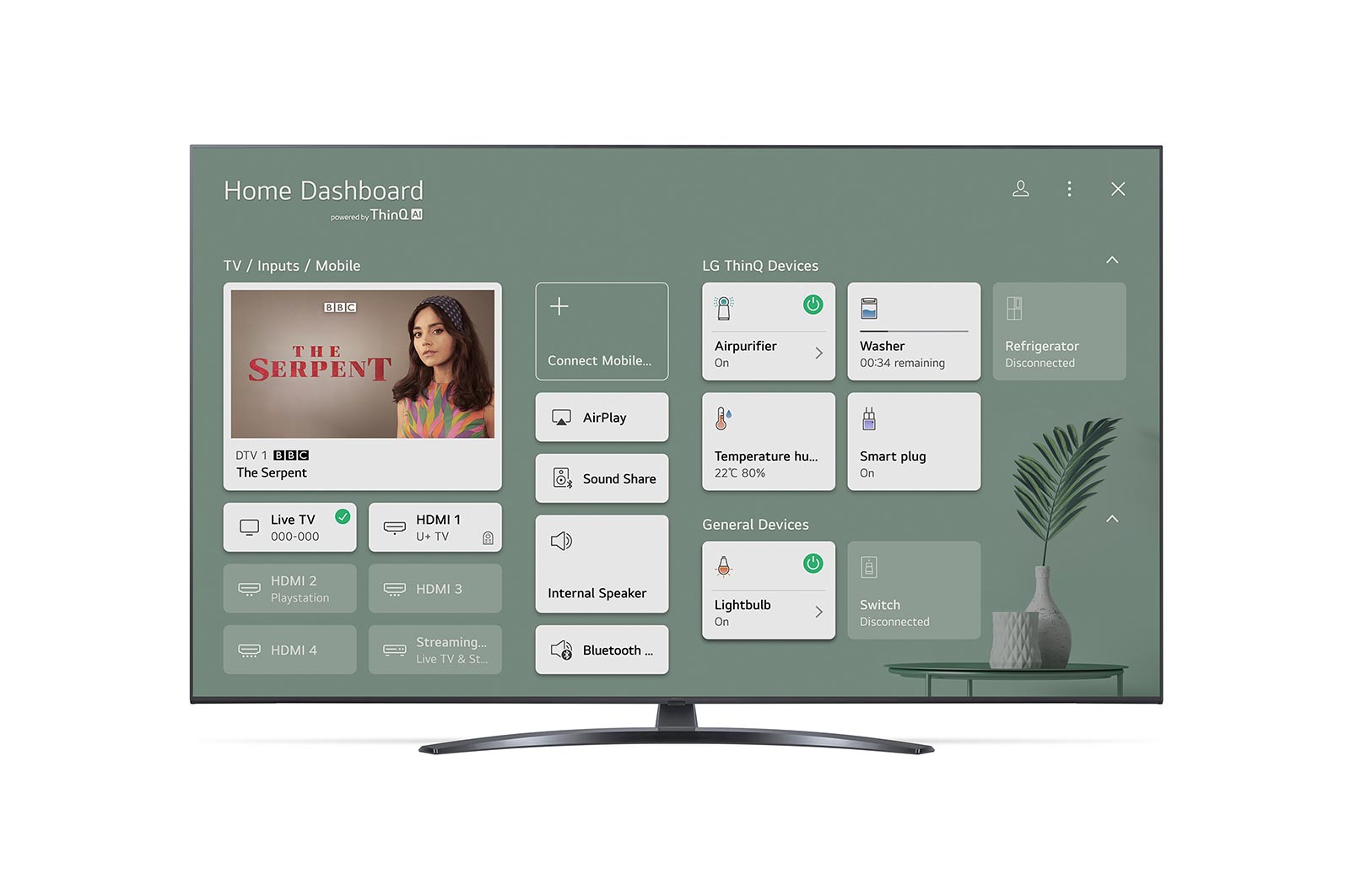 LG LED UP78 55" 4K Smart TV, 55UP78006LB