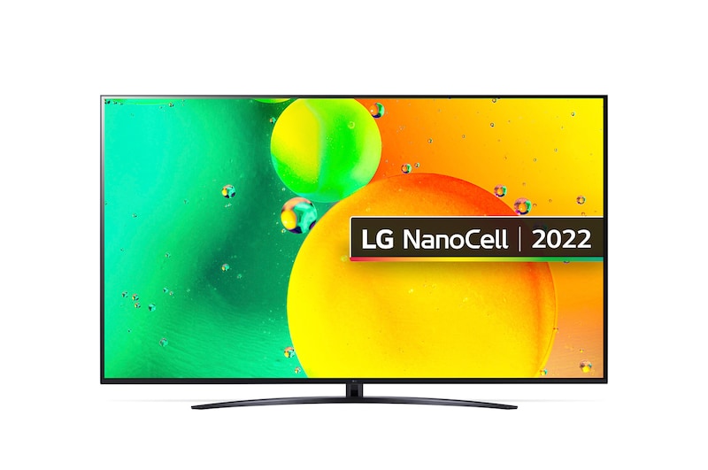 LG NanoCell NANO76 65 inch TV 2022, 65NANO766QA