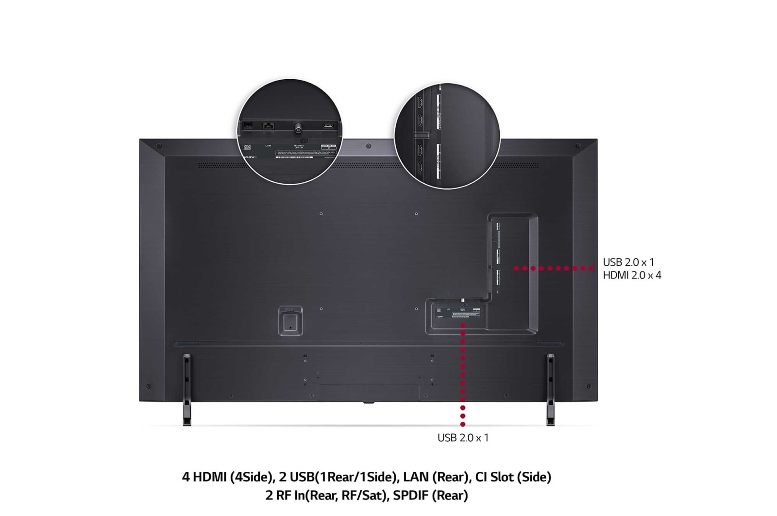 LG NanoCell NANO80 65" 4K Smart TV, 65NANO806PA