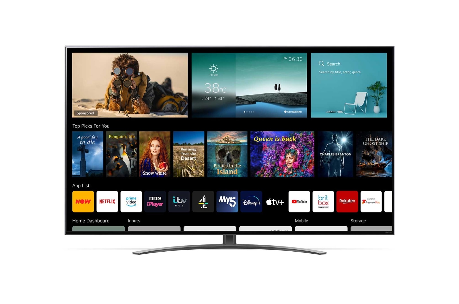 LG NanoCell NANO86 65" 4K Smart TV, 65NANO866PA