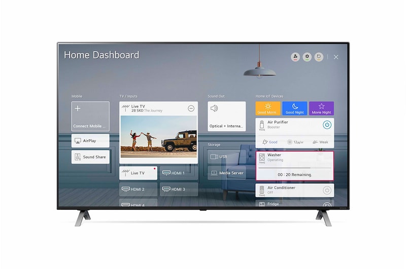 LG Nano90 65 inch 4K NanoCell TV, 65NANO906NA